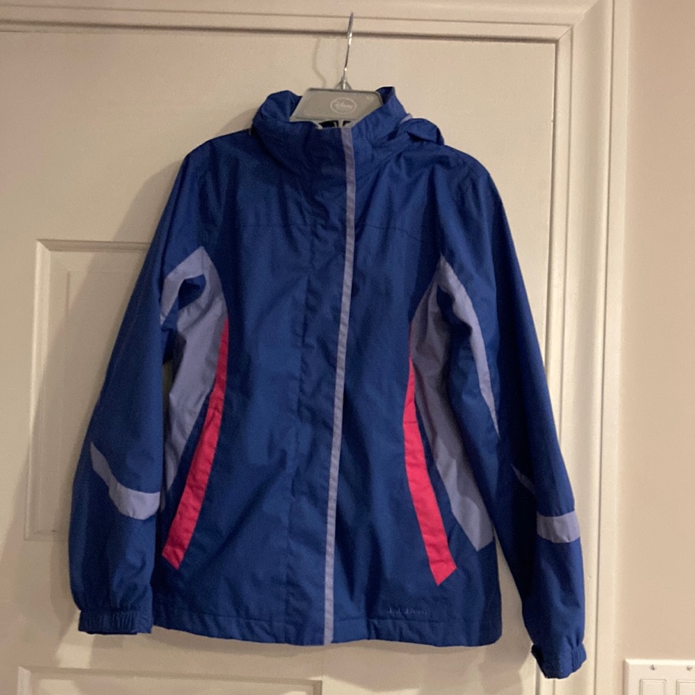 Girls L.L. Bean lined jacket size large.